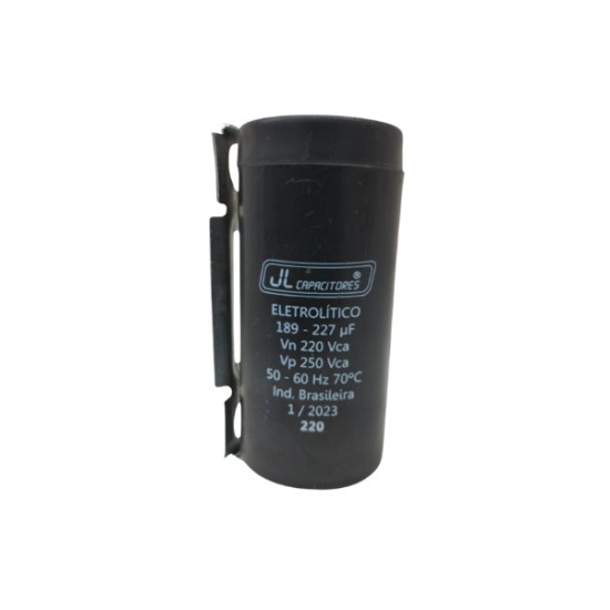 CAPACITOR.J.L 189-227 220V C/SUP+TAMPA PC 1