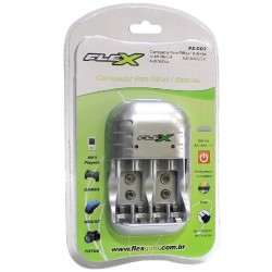 CARREG.PILHA FLEX  AA/AAA/9V FX-C03 PC 1