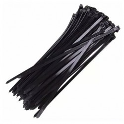 ABRACADEIRA NYLON JNG 3,6 X 300 MM PT C/100 PCTE 1