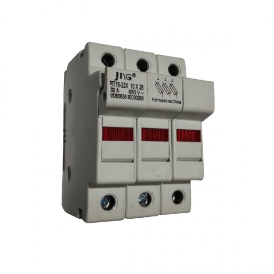 CHAVE SEC JNG TRIPOLAR P/FUS PORC 10X38 PC 1