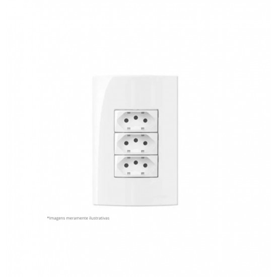 CJ MARGIRIUS SLEEK 3 TOMADA 10A 18663 PC 1