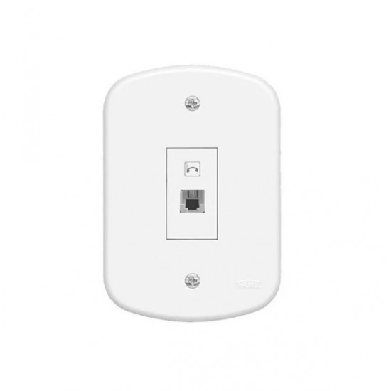 CJ.FAME BLANC 1 TOMADA RJ11 0598 CF 1