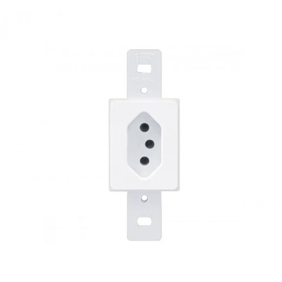CJ.FAME BLANC S/P 1 TOMADA 10A 1335 PC 1