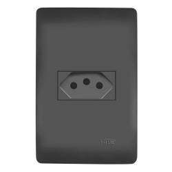 CJ.FAME HABITAT BLACK 1 TOMADA 20A 4054 PC 1