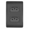 CJ.FAME HABITAT BLACK 2 TOMADA 10A 4056 PC 1