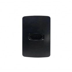 CJ.GRACIA BLACK 4X2 C/P 1 TOMADA 10A HORIZ 85680 PC 1