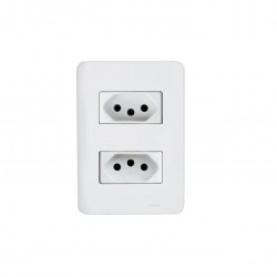 CJ.PERLEX AROS C/P 2 TOMADAS 10A 7311/11 PC 1