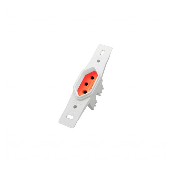 CJ.POLLAR S/PL 1 TOMADA 20A VERMELHO PC 1