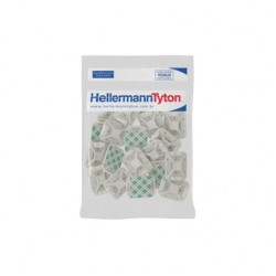 CLIPS FIX AUTO ADESIVA HELLERMANN C/20 NAT LKCS/A PCTE 1