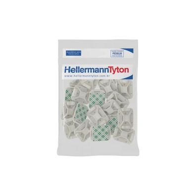 CLIPS FIX AUTO ADESIVA HELLERMANN C/20 NAT LKCS/A PCTE 1