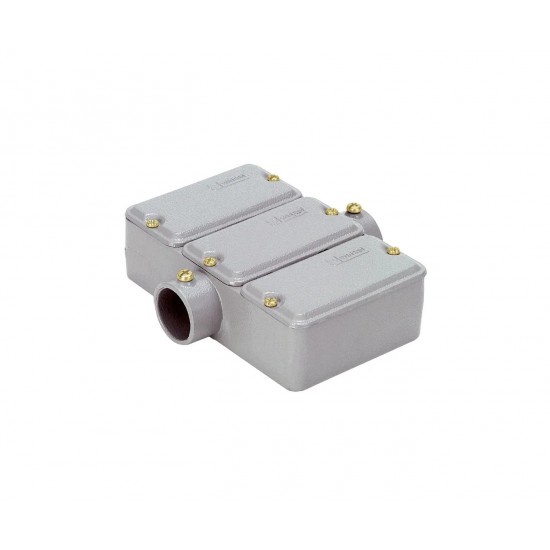 CONDULETE WETZEL TRIPLO C/PESCOCO ET 3/4 PC 1