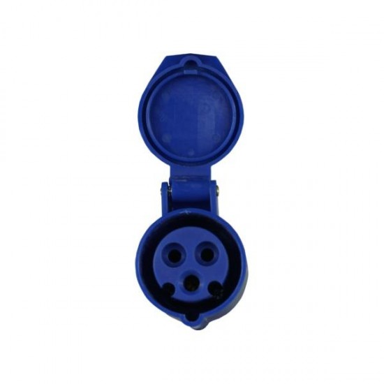 ACOPLAMENTO JNG 2P+T 16A 250V 6H AZUL J02ACO-213 PC 1