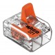 CONECTOR EMENDA WAGO  2VIAS 6,0MM 221-612 INCOLOR PC 1