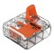 CONECTOR EMENDA WAGO  3VIAS 6,0MM 221-613 INCOLOR PC 1