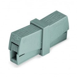 CONECTOR EMENDA WAGO LINHA 0,5-2,5MM 224-201 CINZA PC 1