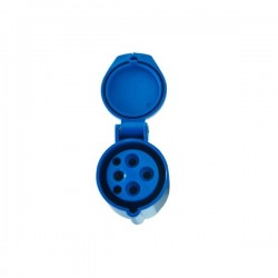 ACOPLAMENTO JNG 3P+T 16A 220V 9H AZUL 214-9 PC 1
