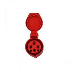 ACOPLAMENTO JNG 3P+T 16A 440V 6H VERM J02ACO-214 PC 1