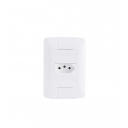 CONJ ARIA C/P 1 TOMADA 10A BR 41010 PC 1