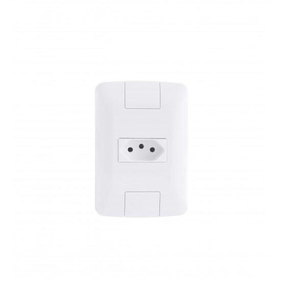 CONJ ARIA C/P 1 TOMADA 10A BR 41010 PC 1