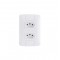 CONJ ARIA C/P 2 TOMADAS 10A BR 41065 PC 1