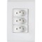 CONJ LIZ C/P BCO 3 TOMADAS 10A 170076 CF 1