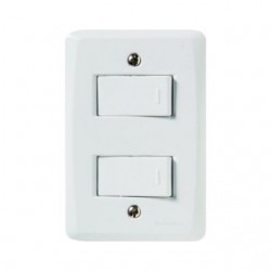 CONJ LUX C/P 2 INT SIMPLES 10A DISTANCIADA 145040 PC 1