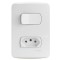 CONJ MILUZ C/P 4X2 1 INT SIMPLES 1 TOMADA 10A 9030 CF 1