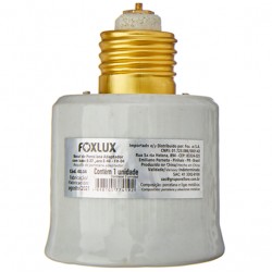 ADAPTADOR P/LAMPADA FOXLUX E27 P/E40 FX04 CF 1