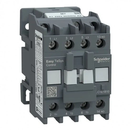 CONTATOR SCHNEIDER TESYS E LC1E 18A 220VCA 1NA PC 1