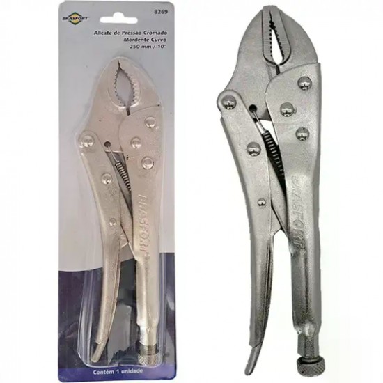 ALIC BRASFORT PRESSAO CROMADO BICO CURVO 10 8269 PC 1