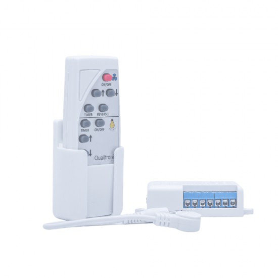 CONTROLE REMOTO P/VENTILADOR QUALITRONIX QV40 PC 1