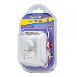 CONTROLE VENTILADOR QUALITRONIX SOBREPOR QV38 PC 1