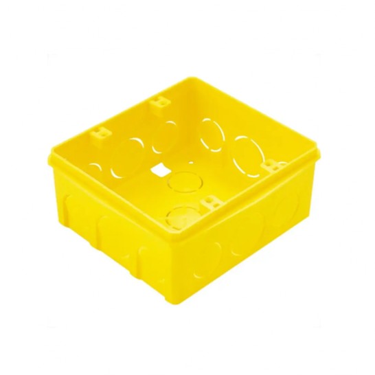 CX DE LUZ PVC BRASCOM 4X4 AMARELO CF 1