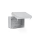 CX.PASS.STECK LIGHT 154X110X 70 OPACA IP55 SEX161  PC 1