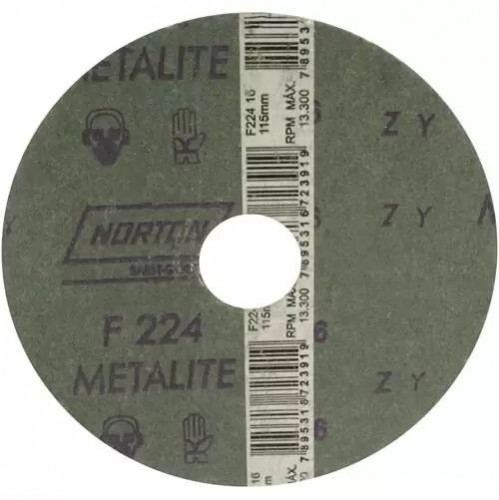 DISCO DE LIXA NORTON 4 1/2 X  16 PCTE 1
