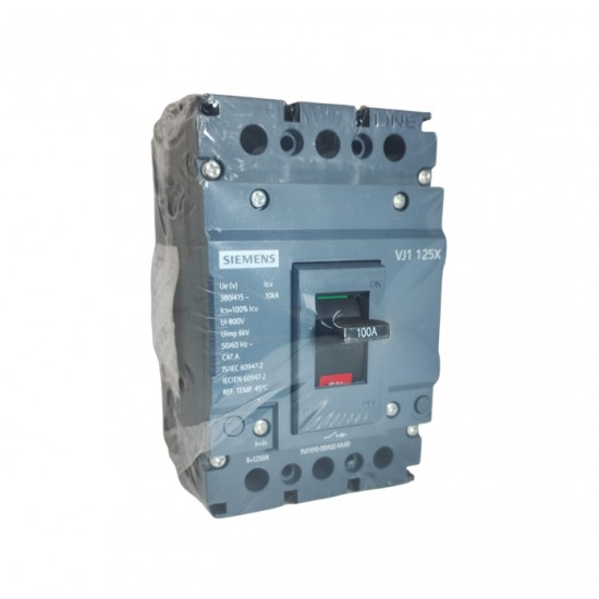 DISJ CX MOLD SIEMENS 3VJ10 100A 380V FIX/FIX 10KA  PC 1