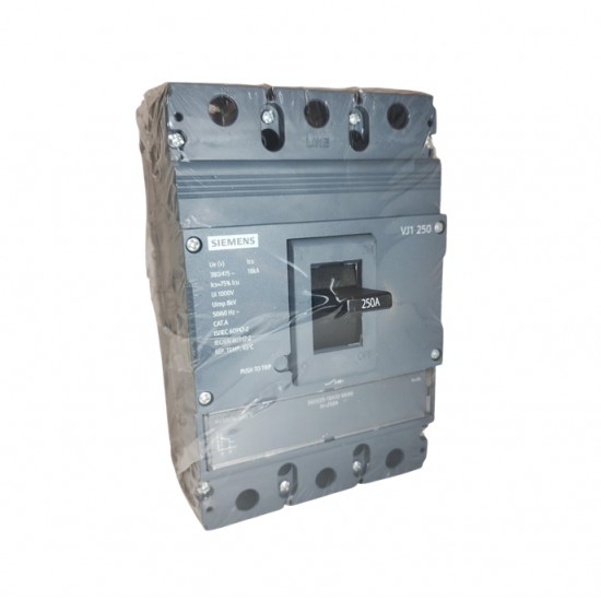 DISJ CX MOLD SIEMENS 3VJ12 250A 380V FIX/FIX 18KA  PC 1