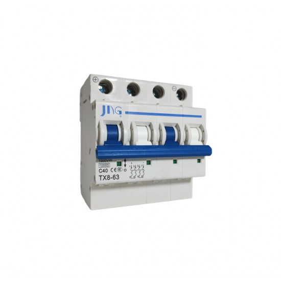 DISJ SOLAR JNG 1000VCC 10KA 4P  40A -TX8-63/4P 40A PC 1