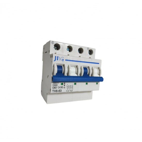 DISJ SOLAR JNG 1000VCC 10KA 4P  63A -TX8-63/4P 63A PC 1