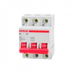 DISJUNTOR TRIPOLAR DIN STECK C  04A  3KA CF 1