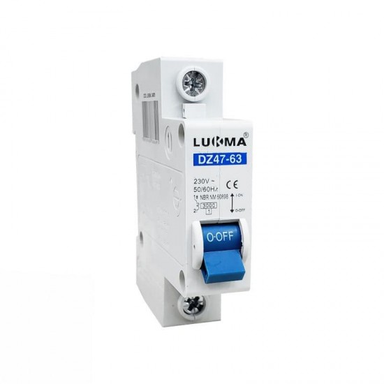 DISJUNTOR UNIPOLAR LUKMA DIN C   20A CF 1
