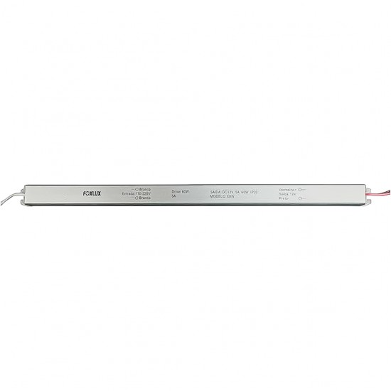 DRIVER P/FITA LED FOXLUX SLIM 60W 12V 5A BIV PC 1