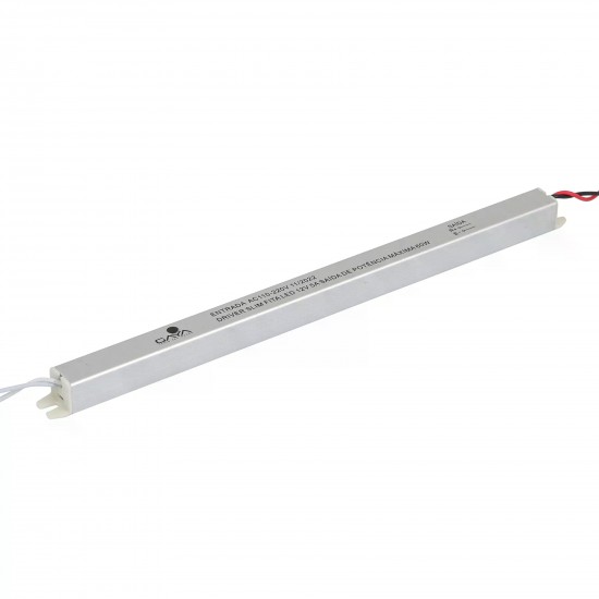 DRIVER P/ FITA LED GAYA SLIM 12V  60W  5A PC 1
