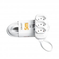 EXTENSAO FIOLUX CONNECT PLUS 3T 2P+T 20A 5M BR PC 1