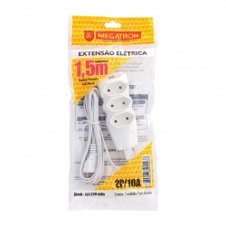 EXTENSAO MEGATRON PAR 2 X 0,75  1,50M BC PC 1