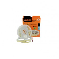 FITA LED FOXLUX COB IP20 15W 12V 6500K C/5MT UN 1