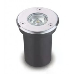 BALIZADOR LED PISO GAYA EMBUTIR REDONDO  3W 6000K PC 1