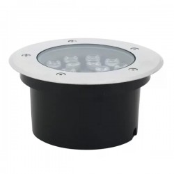 BALIZADOR LED PISO GAYA EMBUTIR REDONDO 15W 6000K PC 1