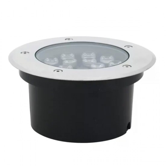 BALIZADOR LED PISO GAYA EMBUTIR REDONDO 15W 6000K PC 1