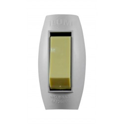 INTERRUPTOR 1/2 FIO ILUMI CINZA 1649 PC 1